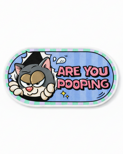 "Are You Pooping Bath" Mat