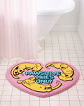 Pink "Pawsitive Vibes Only" Rug