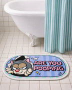 "Are You Pooping Bath" Mat