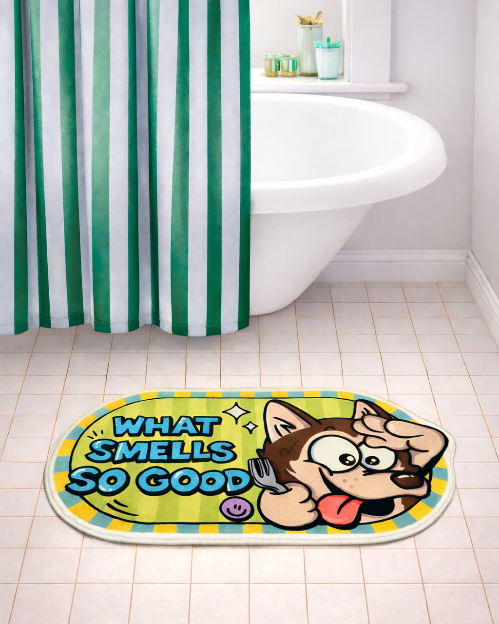 "What Smells So Good" Bath Mat