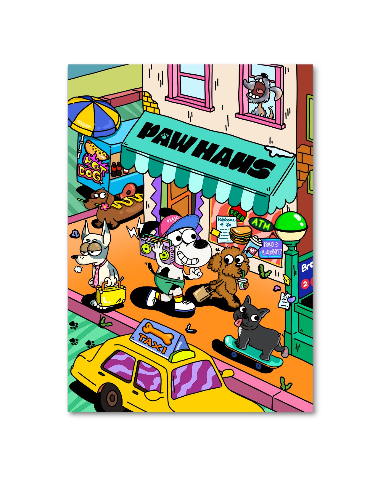 Dog Days of Summer NYC Edition Print