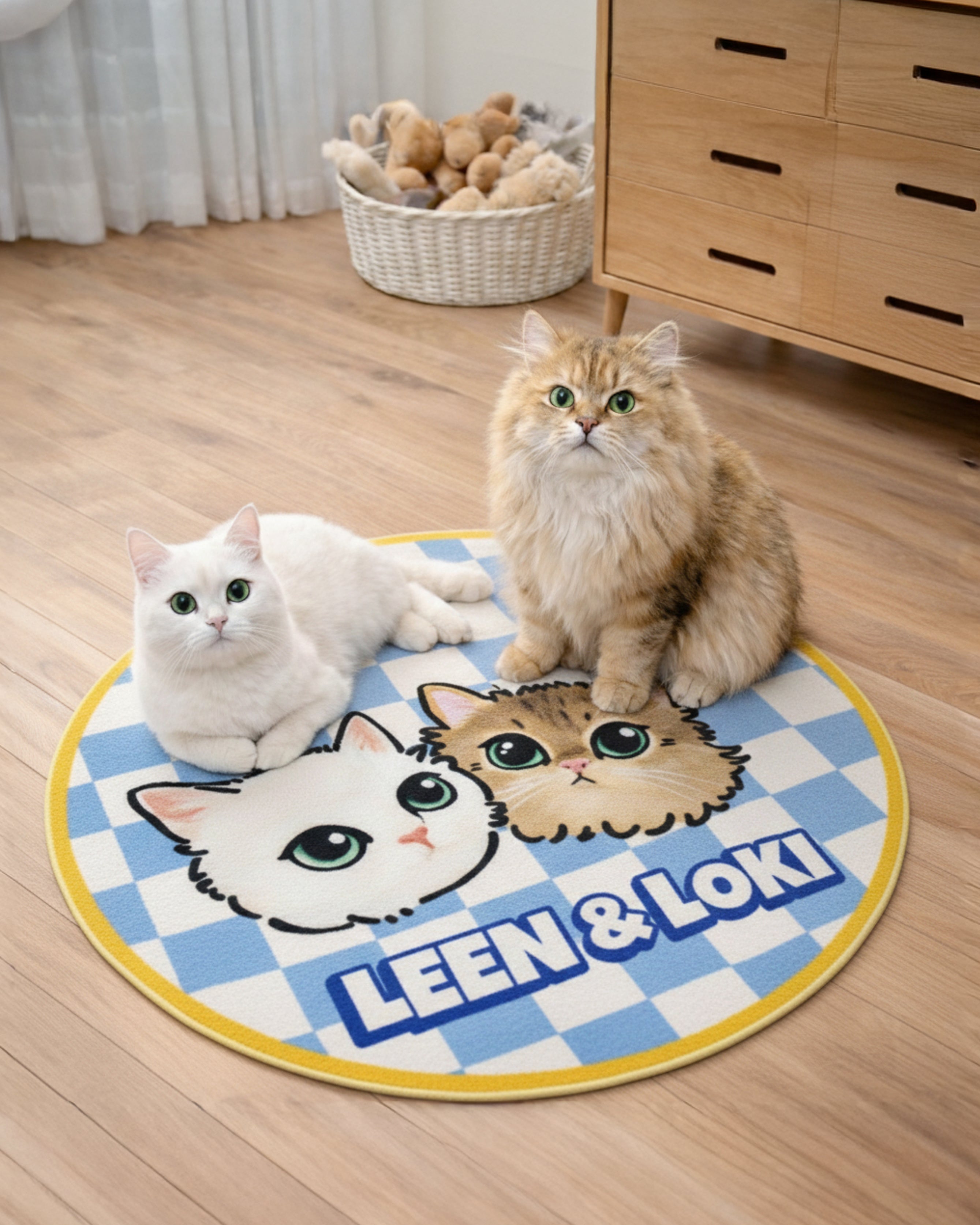 Custom Pet Portrait Rug