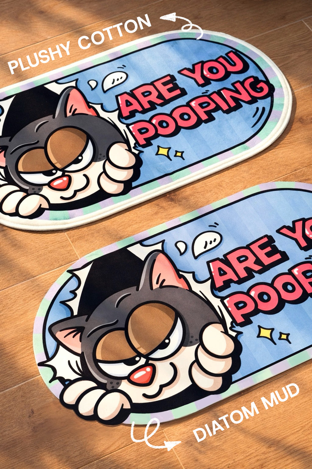 "Are You Pooping Bath" Mat